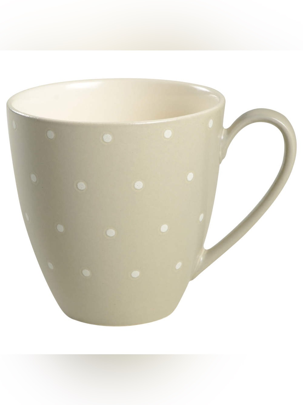 Kate spade Lenox Larabee beige and White Polka Dot Mug - set of 2